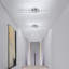 3-Light 56cm LED Semi Flush Mount Ceiling Light