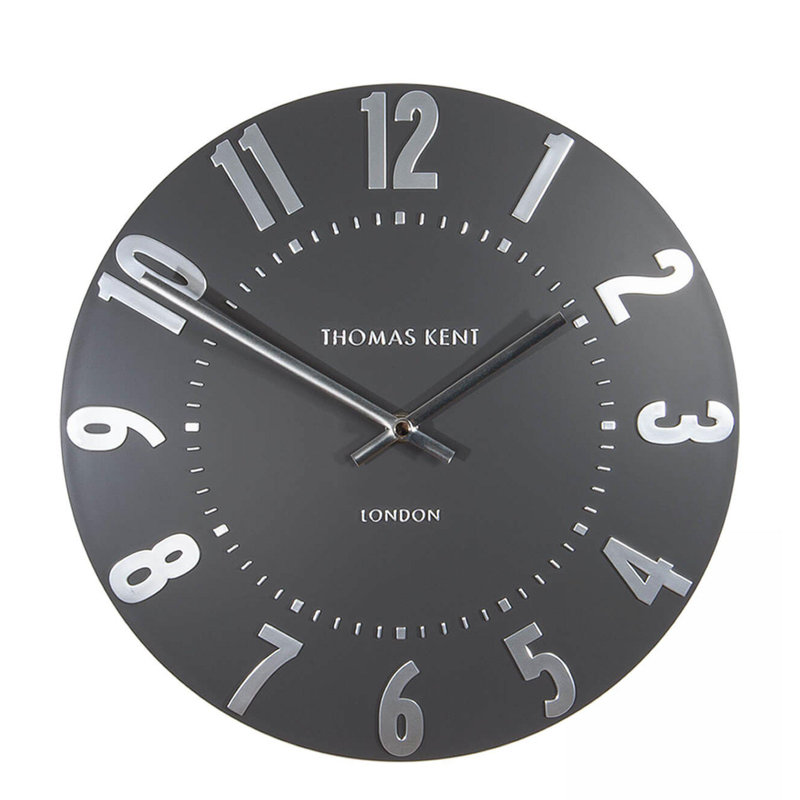 Mulberry Metal Wall Clock, Small, Graphite
