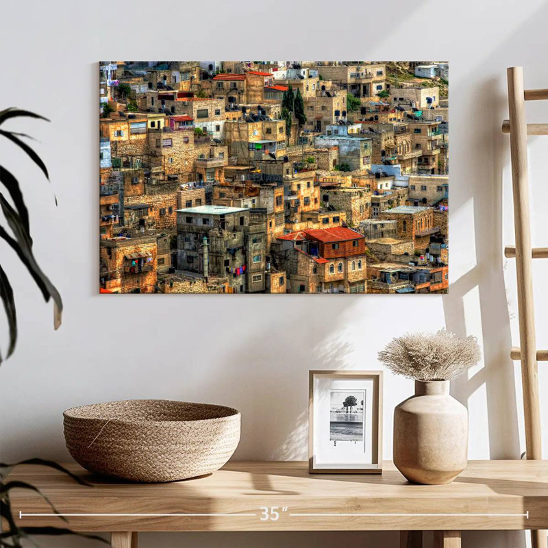 Quartier Ravi à Jérusalem, H 16 po x l 24 po