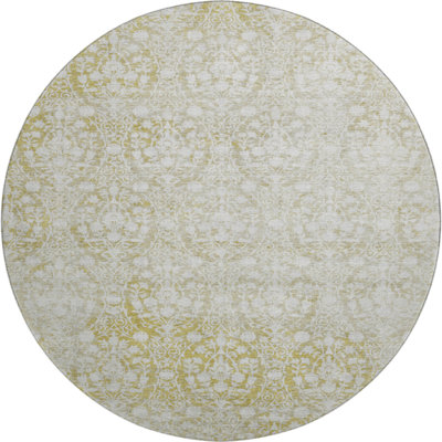 Premium Machine Washable Alvey AMF1231 Damask Rug