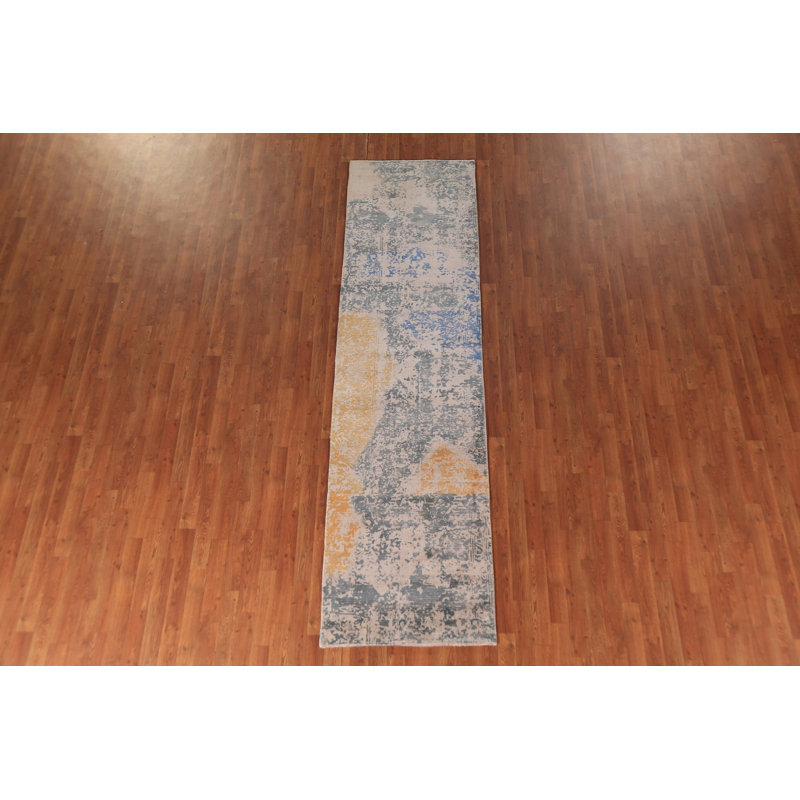 Tapis de couloir moderne fait à la main 3 x 10