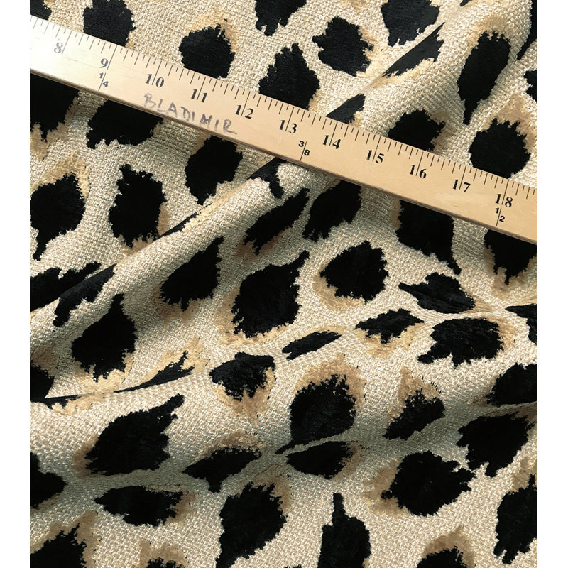 Ocelot Black Fabric