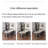 Home-use light luxury semi-round dining table-1111564655