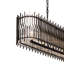 Luminaire suspendu linéaire 6 lumières Park Row-1647813180
