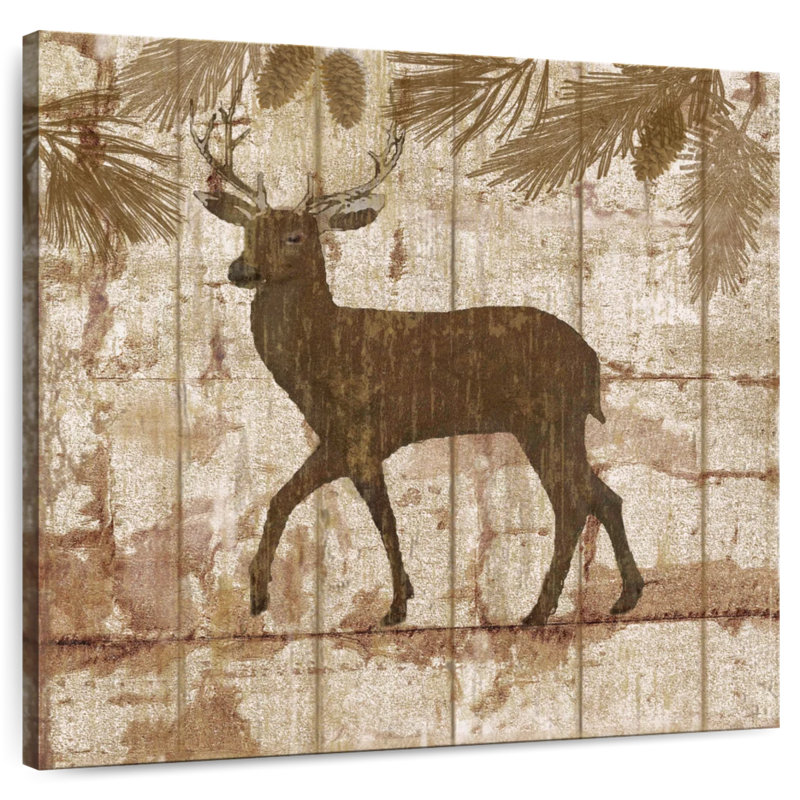 Brampt Deer Crossing, 16" H x 16" W