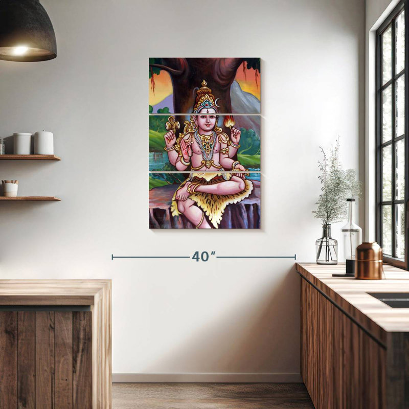Adella, temple Vivaapathira Kaliamman, Shiva, H 38 po x l 24 po
