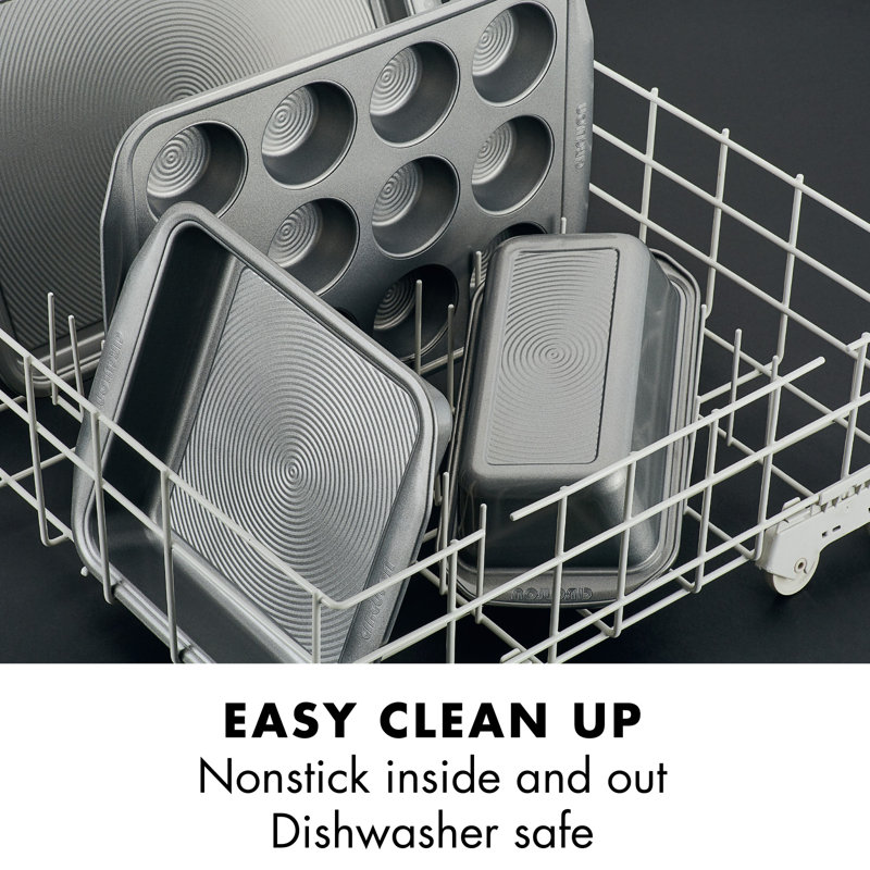 Circulon Symmetry Non-Stick Bakeware Loaf Pan, Gray