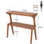 (Old SKU: T3971P448023) Table d'appoint de style contemporain, table de bout à 2 niveaux, table de bout Farmhouse, table de chevet élégante