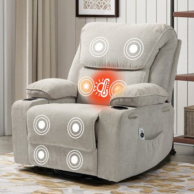 Fauteuil inclinable, inclinable et chauffant, inclinable et chauffant Rocker 
