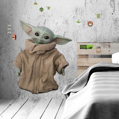 Adhésif décoratif géant «The Mandalorian the Child»