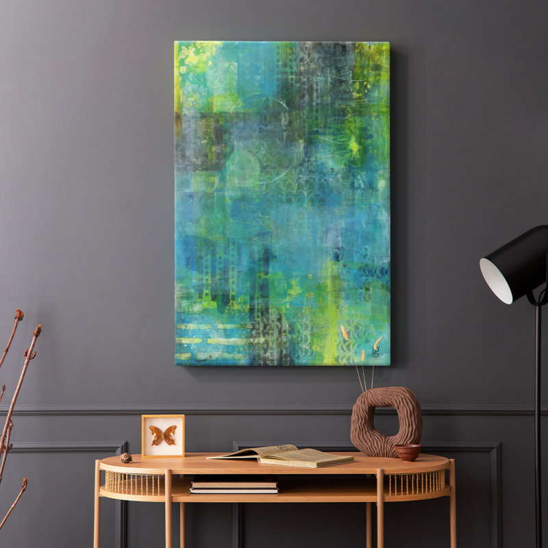 Évasion estivale - Cavas enveloppés de galerie, H 18 po x l 12 po