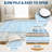 Washable Rug for Living Room, Indoor Modern Bedroom Rugs, Soft Non Slip Large Area Rug for Dining Room, Contemporary Geometric Throw Carpet for Home Office-1517119584-1517119585