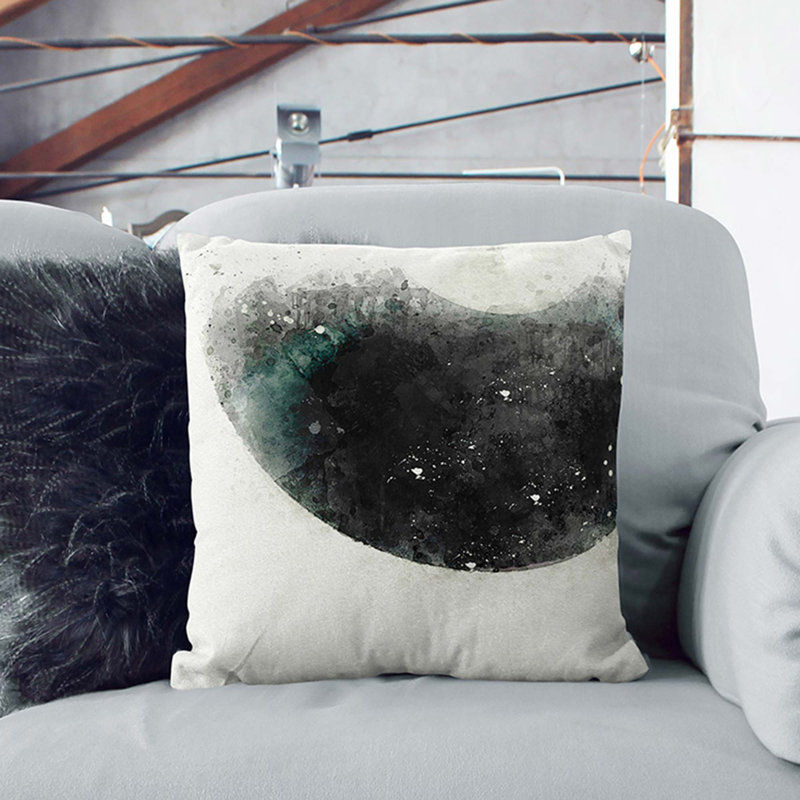 Square Throw Cushion, Stone, 55 x 55 cm
