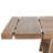 Danzell Extendable Oak Solid Wood Dining Table