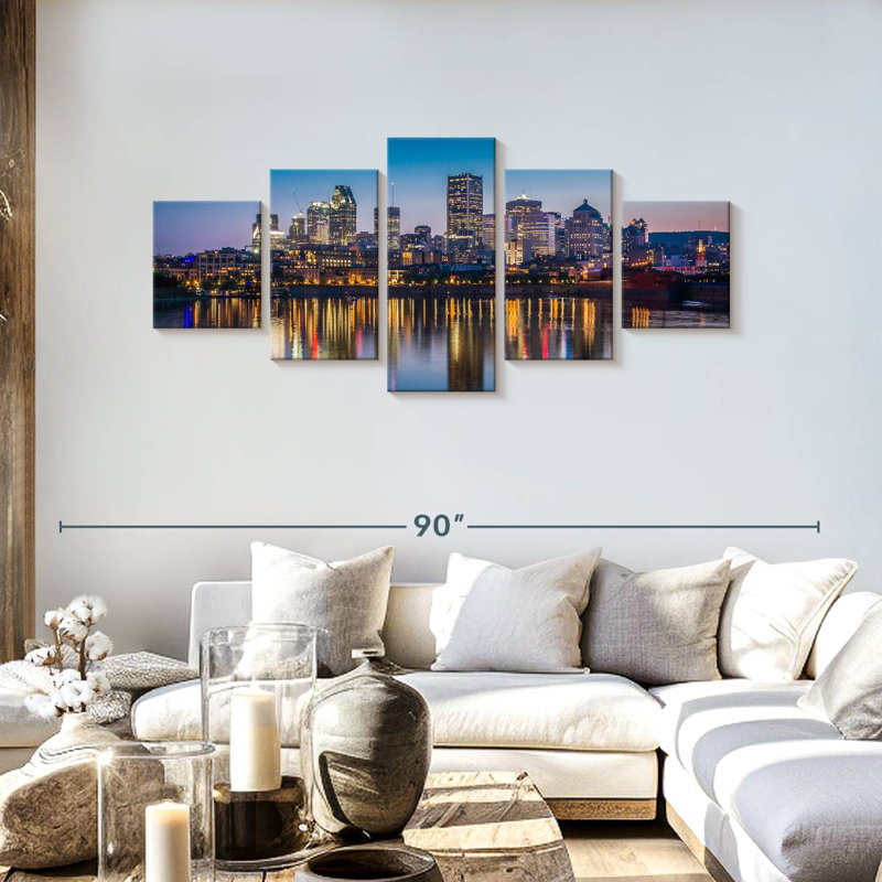 Montreal, 30" H x 68" W