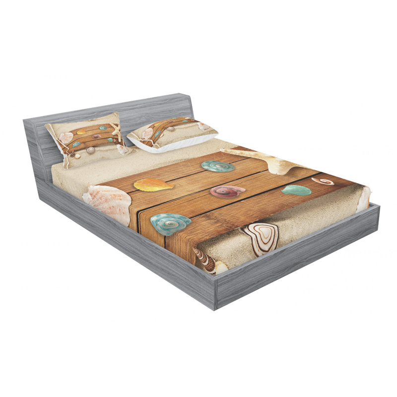 Microfiber Sheet Set, Queen Sheet Set with Fitted Sheet