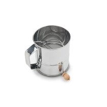 U-Taste Stainless Steel 3 Cup Flour Sifter with 4 Wire Agitators for Quick  Sifting (20 Fine Mesh) & Reviews