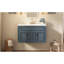 Armoire murale 36 po avec lavabo et tiroirs en céramique, meuble-lavabo simple de style français avec charnières à fermeture douce-149174190-149174193