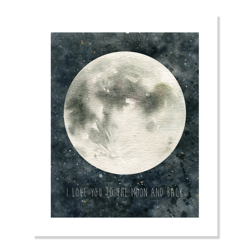 «Rolled Moon Love», impression sur papier, H 24 po x l 20 po x P 1 po