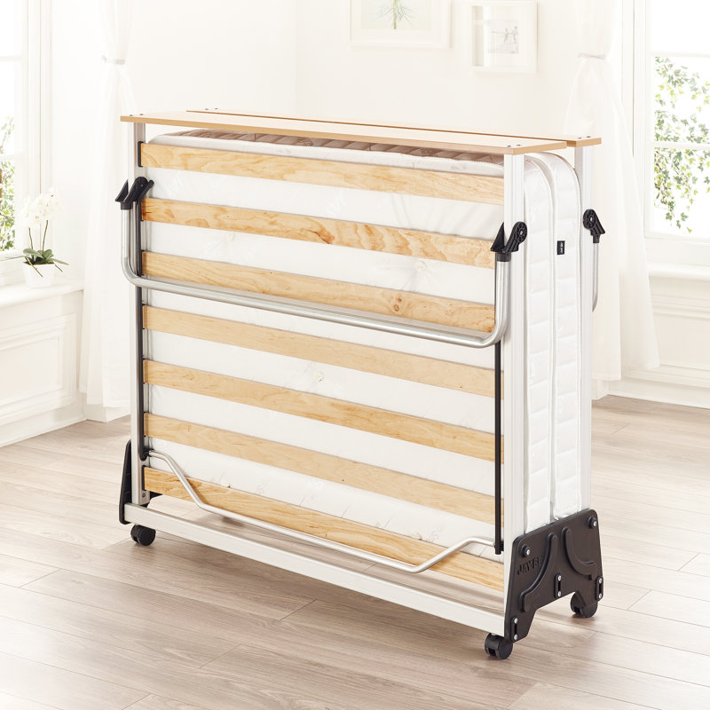 J-Bed Solid Wood with Mattress, Small Double (4')