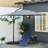 Aarun 295cm Cantilever Parasol