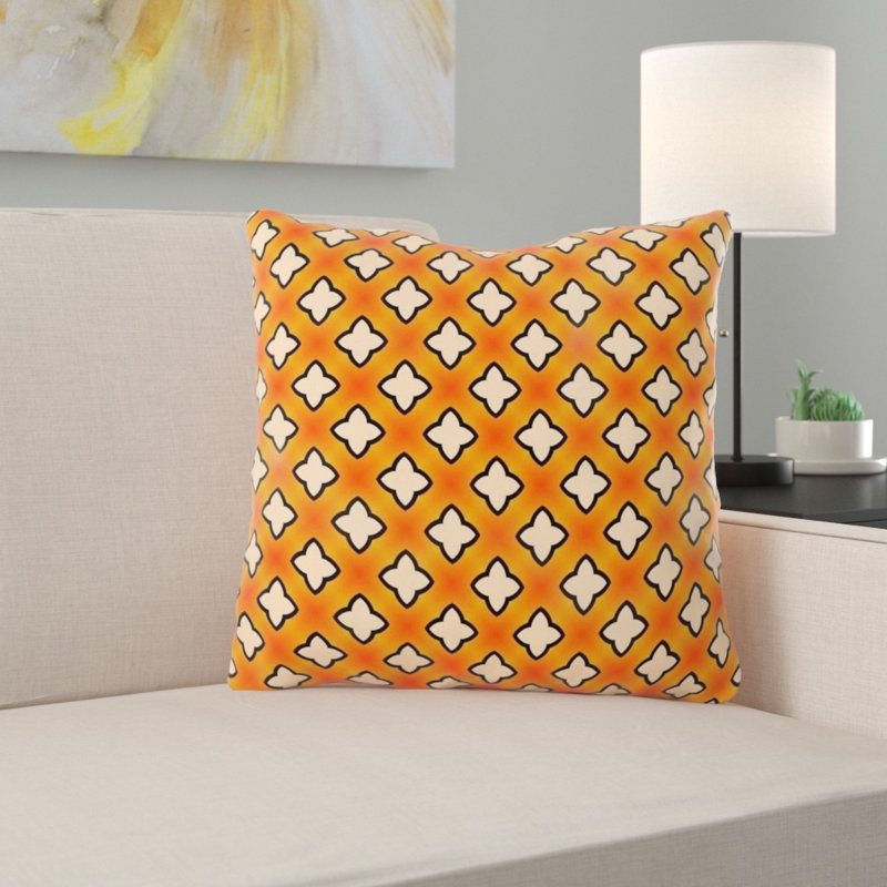 Coussin décoratif à motif, Intérieur