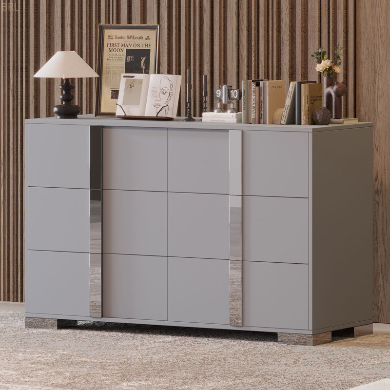 Fairburn Drawer Dresser, Gray