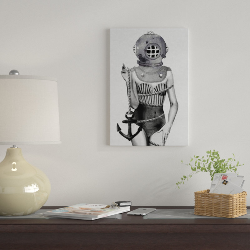 « sunken » par isabelb rome, impression sur toile tendue, H 40 po x l 26 po x P 1,5 po, Pas de tapis, Toile tendue