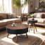Table basse 31,5 pouces avec fonction de rangement-1162164578
