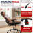 Heavy-Duty Office Chair 400Lbs Supportive Executive Task Chair Ergonomic Computer Chair Height Adjustable Desk Chair Cool Comfort & Customizable Fit Ergonomic Office Chair With Massage Breathable Mesh And Adjustable Arms For Home Office-116489160