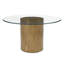 Stria Round Glass Dining Table