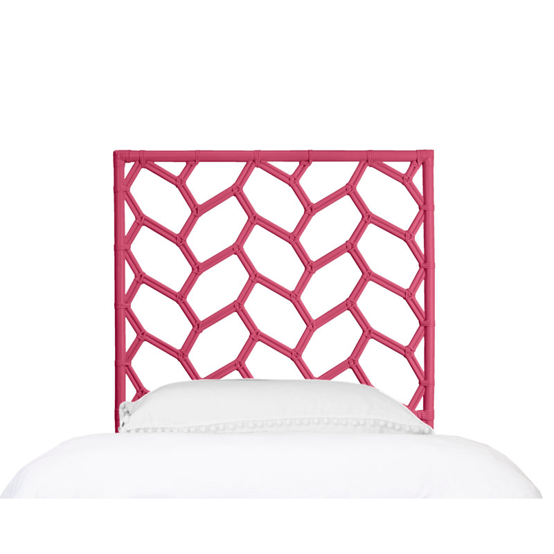 Tête de lit Silas, Simple extra long, Rose vif