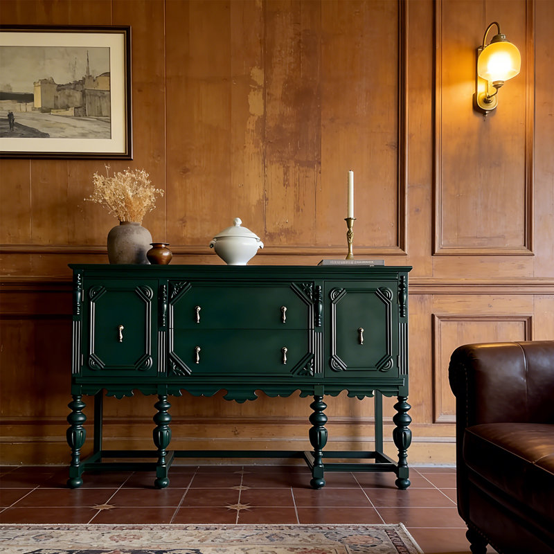 Armoire de salle à manger American, 35.43" H x 62.99" W x 17.72" D