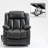 Power Upholstered Recliner Chair with Lift Base and Massage Heating Function-1306492812