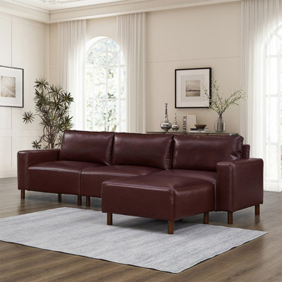 Canapé modulaire de luxe moderne avec revêtement en polyuréthane respirant de qualité supérieure