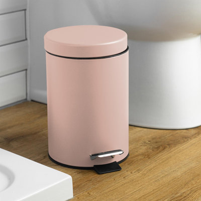 Harbour Housewares 3L Square Bathroom Pedal Bins