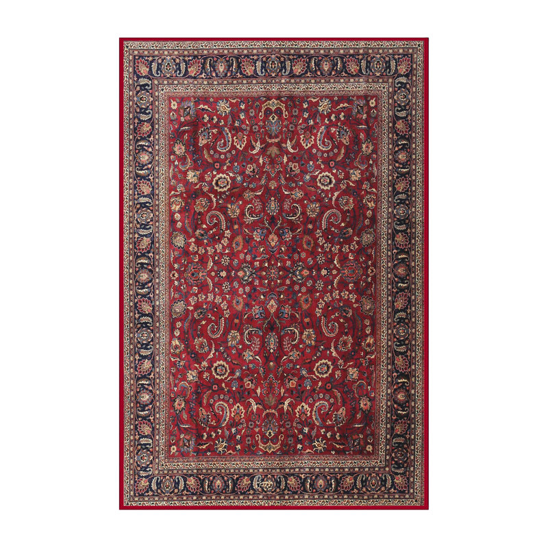 Delessite Oriental Indoor Rug, Rectangle 7' x 9'