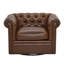 Fauteuil club pivotant rembourré Lawrence Chesterfield-1440593717