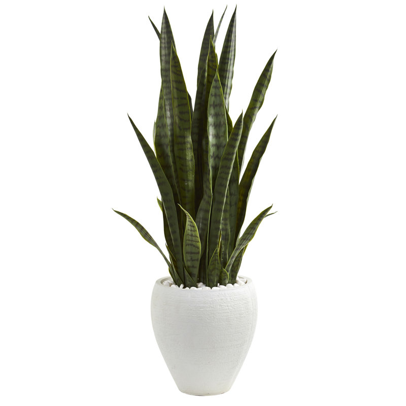 Plante artificielle 51 po en pot, H 42 po x l 12 po
