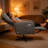 Alhertine Velvet Power Lift Recliner,Lay Flat, Dual Motors Recliner with Massage/Heat Infinite Position-2034218426