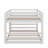 Full Over Full Bunk Bed With Ladder – Sturdy Solid Wood Frame For Bedroom & Guest Room-606059313