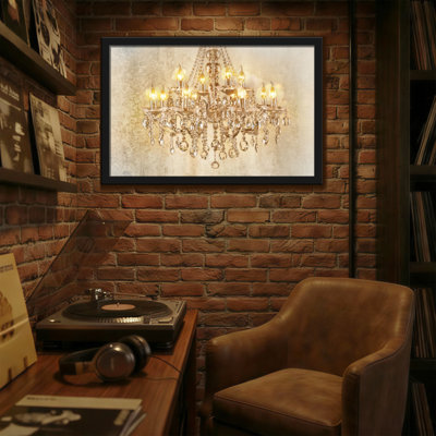 Fashion Chandelier Crystal Light Elegant Vintage Background Art Decor