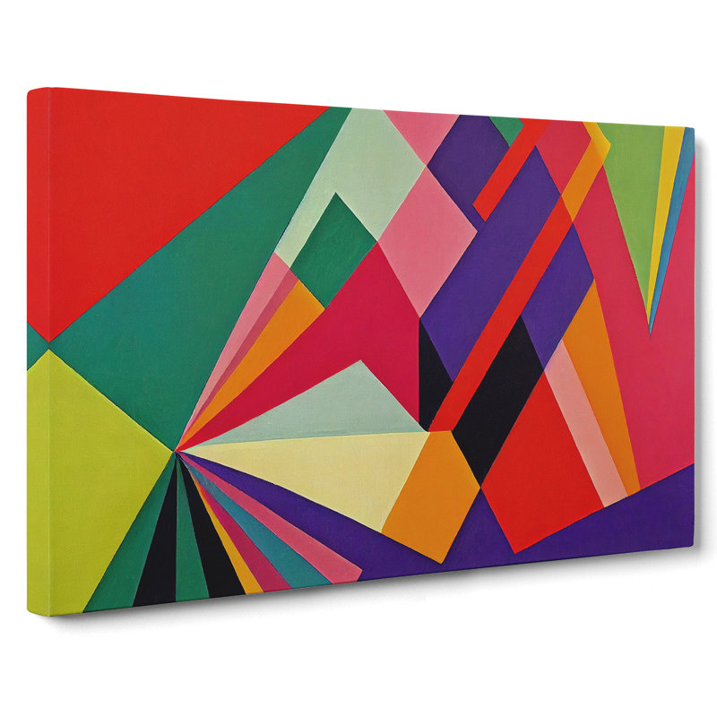 Suprematism Art Abstract Vol.4 - Wrapped Canvas