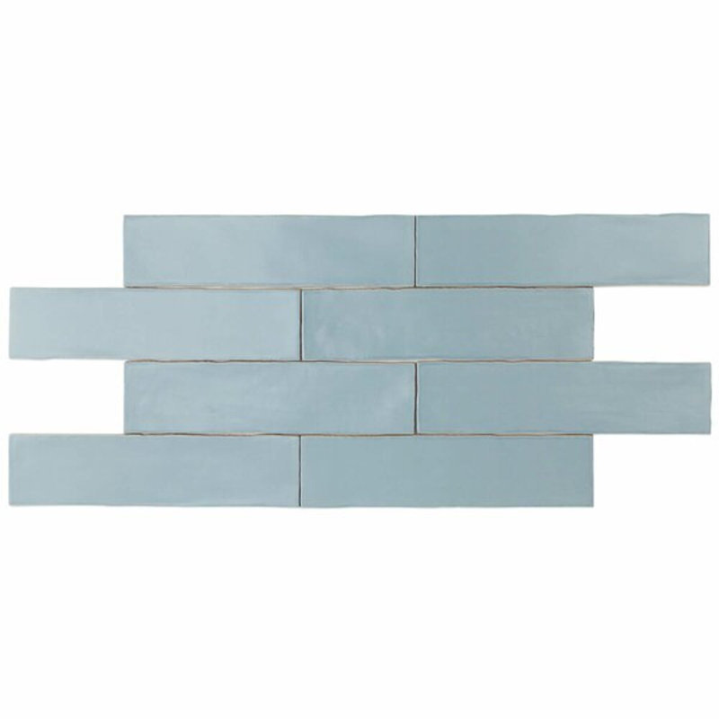 Bayou 3x12 Matte Ceramic Subway Tile, Sky