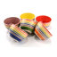 Waterside 24pc Rainbow Spinwash Dinner Set