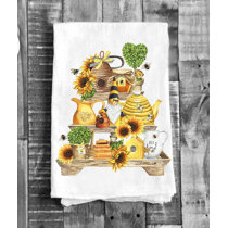 bumble bee cotton kitchen dish towel — MUSEUM OUTLETS