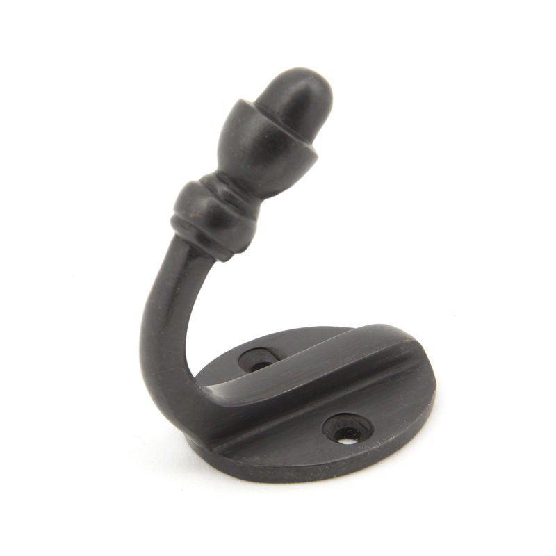 Coat Hooks Metal Wall Hook, Aged Bronze