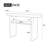 Minimalist Console Table With Shelf-900295468
