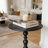 French Modern Minimalist Iron Round End Table