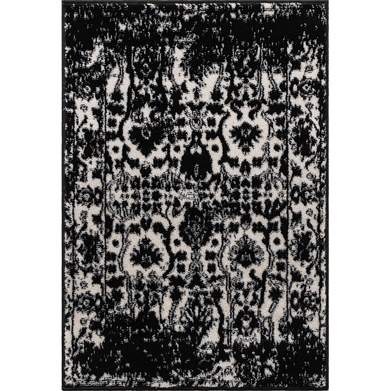 Geddis Ikat Indoor Rug, Rectangle 2'2" x 3'